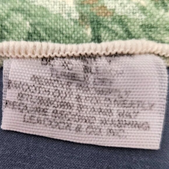 Winter Rustic Rectangle Tablecloth Linen Cloth Cover White Green Brown 61" x 55" - Picture 8 of 10